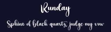Runday by Scratchones — Script Handwritten Font — thumbnail 2