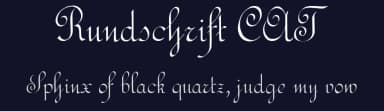 Rundschrift CAT by Peter Wiegel — Script Handwritten Font — thumbnail 2