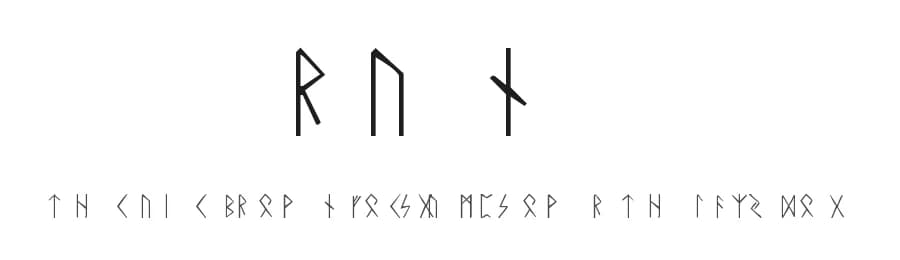 Rune by Tydi — Dingbats Font