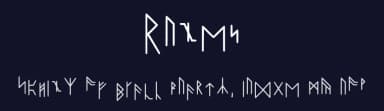 Runes by Matts Dagstad — Dingbats Font — thumbnail 2