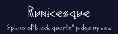Runicesque by Ablaze — Dingbats Font — thumbnail 2