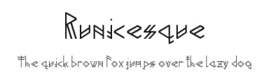 Runicesque by Ablaze — Dingbats Font — thumbnail 1