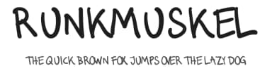 Runkmuskel by Anton Bohlin — Script Handwritten Font — thumbnail 1