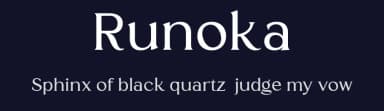 Runoka by Pentagonistudio — Serif Font — thumbnail 2