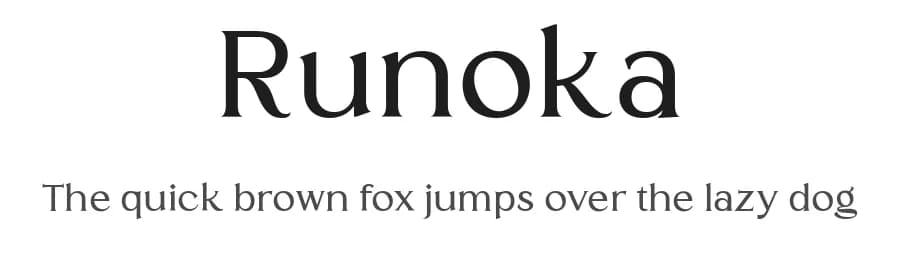 Runoka by Pentagonistudio — Serif Font — preview 1
