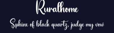 Ruralhome by Scratchones — Script Handwritten Font — thumbnail 2