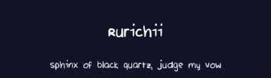 Rurichii by Rundi Ruan — Script Handwritten Font — thumbnail 2