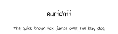 Rurichii by Rundi Ruan — Script Handwritten Font — thumbnail 1