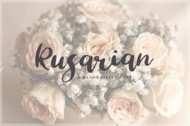 Rusarian Font by Pasha Larin — Script Handwritten Font — thumbnail 1