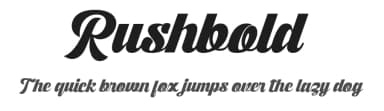 Rushbold by Sign Studio — Script Handwritten Font — thumbnail 1