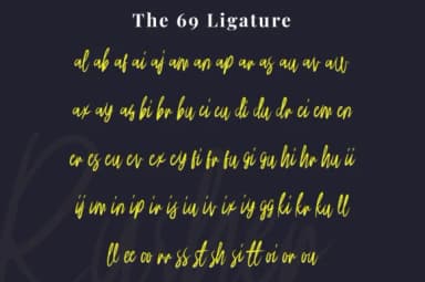 Rusher Font by 78soeef Design — Script Handwritten Font — thumbnail 5