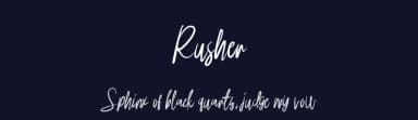 Rusher by Ahgo Studio — Script Handwritten Font — thumbnail 2