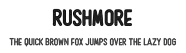 Rushmore by Sarah Robbaniyyah — Sans Serif Font — thumbnail 1