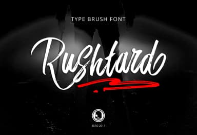 Rushtard Brush Font by Ijem RockArt — Script Handwritten Font — thumbnail 9