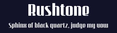 Rushtone by Aftertime Studio — Sans Serif Font — thumbnail 2