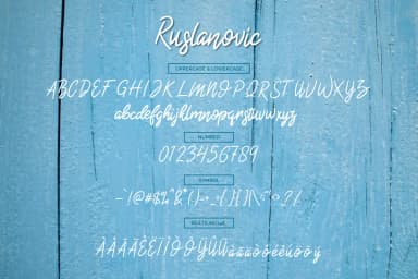 Ruslanovic Font by Kang1993 — Script Handwritten Font — thumbnail 6