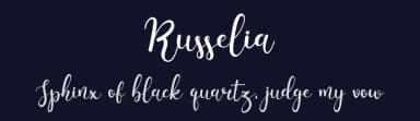 Russelia by Eko Samp — Script Handwritten Font — thumbnail 2