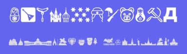 Russia by Woodcutter — Dingbats Font — thumbnail 3
