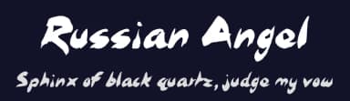 Russian Angel by JSH creates — Script Handwritten Font — thumbnail 2