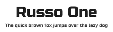 Russo One by Jovanny Lemonad — Sans Serif Font — thumbnail 1
