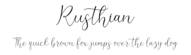 Rusthian by Nabila — Script Handwritten Font — thumbnail 1