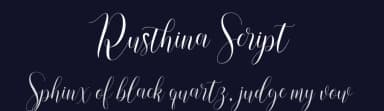 Rusthina Script by StringLabs Creative Studio — Script Handwritten Font — thumbnail 2