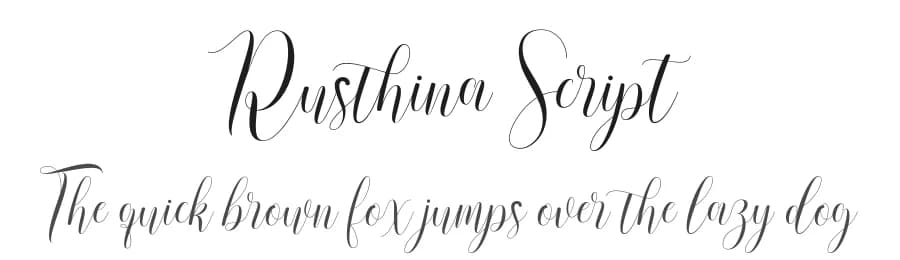 Rusthina Script by StringLabs Creative Studio — Script Handwritten Font