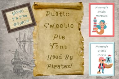 Rustic Sweetie Pie Font by The Paper Princess — Script Handwritten Font — thumbnail 1
