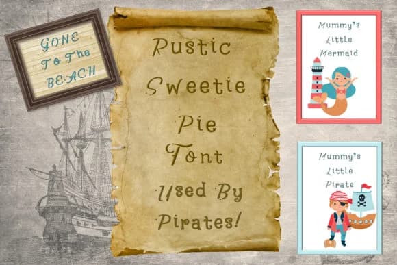 Rustic Sweetie Pie Font by The Paper Princess — Script Handwritten Font
