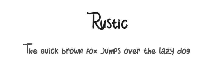 Rustic by ochadoankk — Script Handwritten Font