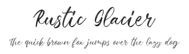 Rustic Glacier by Blue Studio09 — Script Handwritten Font — thumbnail 1