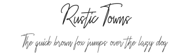 Rustic Towns by Indotitas Squad — Script Handwritten Font