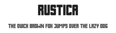 Rustica by Vladimir Nikolic — Sans Serif Font — thumbnail 1
