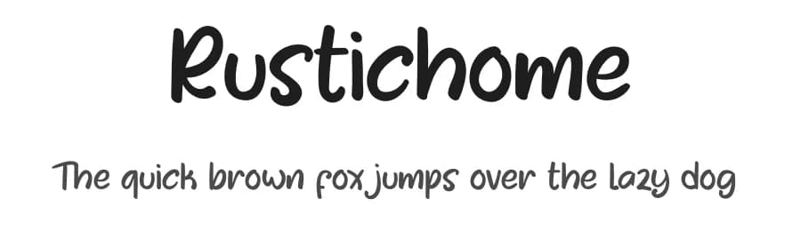 Rustichome by Kateeng Ciu — Script Handwritten Font