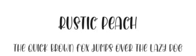 Rustic Peach by Jimtype Studio — Script Handwritten Font — thumbnail 1