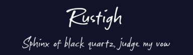 Rustigh by Ketapel Creative — Script Handwritten Font — thumbnail 2