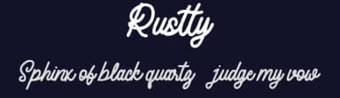 Rustty by Creatype Studio — Script Handwritten Font — thumbnail 2