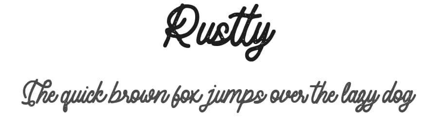 Rustty by Creatype Studio — Script Handwritten Font — preview 1