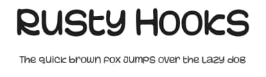 Rusty Hooks by Niskala Huruf — Script Handwritten Font — thumbnail 1