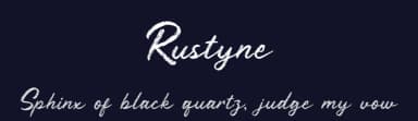 Rustyne by Craft Supply Co. — Script Handwritten Font — thumbnail 2