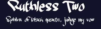 Ruthless Two by Måns Grebäck — Script Handwritten Font — thumbnail 2