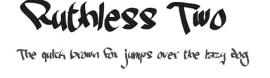Ruthless Two by Måns Grebäck — Script Handwritten Font — thumbnail 1