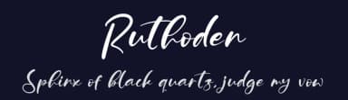 Ruthoden by Letterena Studios — Script Handwritten Font — thumbnail 2
