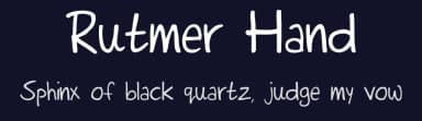 Rutmer Hand by Rutmer Zijlstra — Script Handwritten Font — thumbnail 2