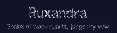 Ruxandra by Frederic — Script Handwritten Font — thumbnail 2
