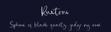 Ruxtoni by Letterative Studio — Script Handwritten Font — thumbnail 2