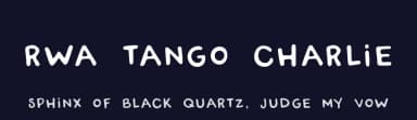 RWA Tango Charlie by Rachel White Art — Script Handwritten Font — thumbnail 2