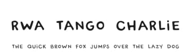 RWA Tango Charlie by Rachel White Art — Script Handwritten Font — thumbnail 1