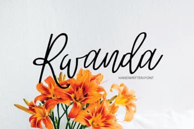 Rwanda Font by Studio_Art — Script Handwritten Font — thumbnail 1