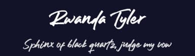Rwanda Tyler by Azetype Studio — Script Handwritten Font — thumbnail 2